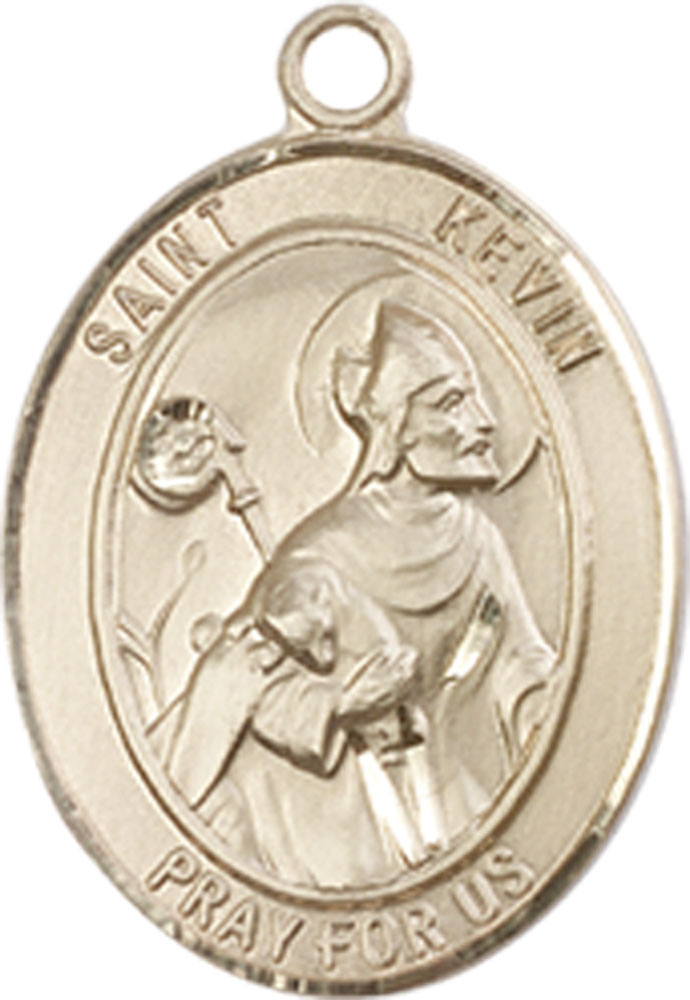 14kt Gold Filled Saint Kevin Medal