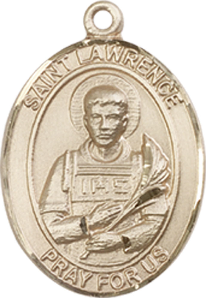 14kt Gold Filled Saint Lawrence Medal