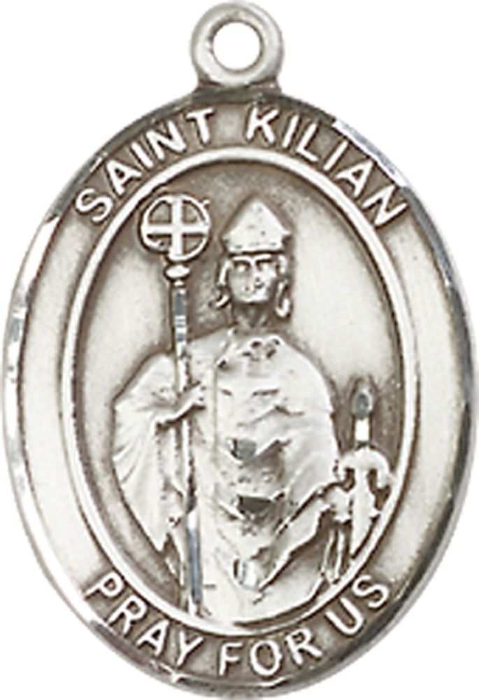 Sterling Silver Saint Kilian Medal