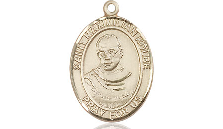 14kt Gold Filled Saint Maximilian Kolbe Medal