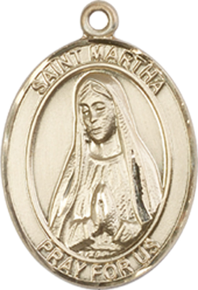 14kt Gold Filled Saint Martha Medal
