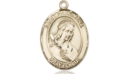 14kt Gold Filled Saint Philomena Medal