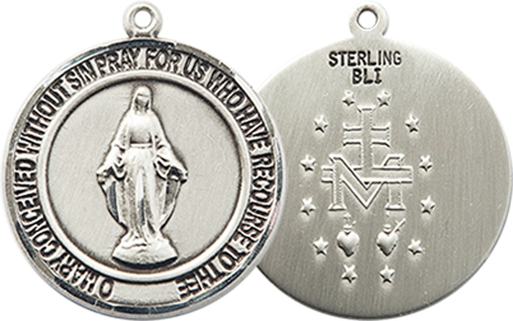 Sterling Silver Miraculous Medal