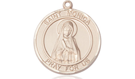 14kt Gold Filled Saint Monica Medal