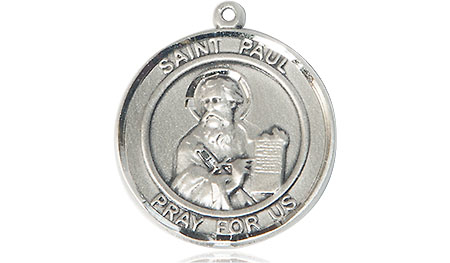 Sterling Silver Saint Paul the Apostle Medal