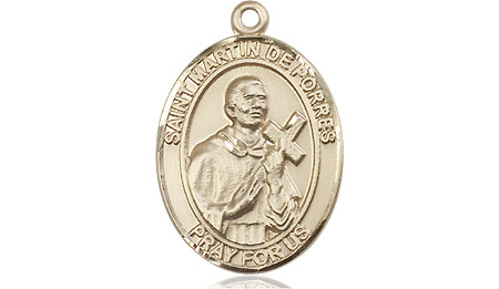 14kt Gold Filled Saint Martin de Porres Medal