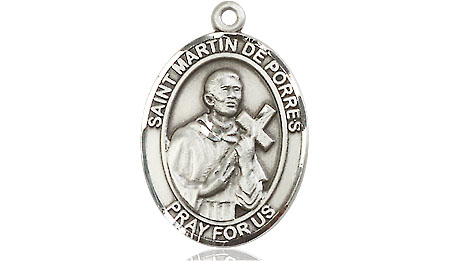 Sterling Silver Saint Martin de Porres Medal