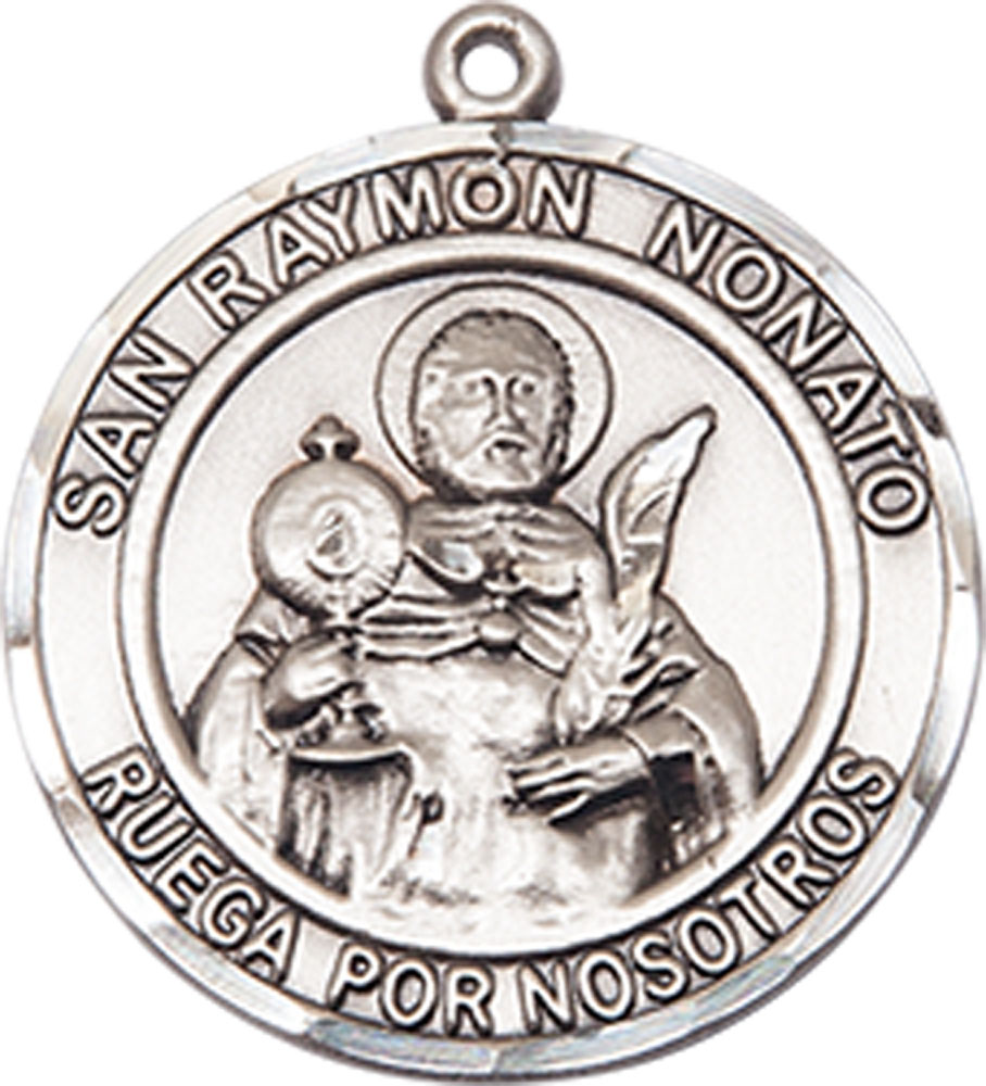Sterling Silver San Raymon Nonato Medal