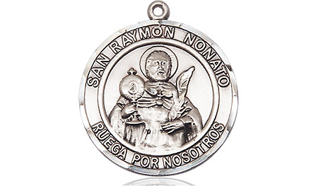 Sterling Silver San Raymon Nonato Medal