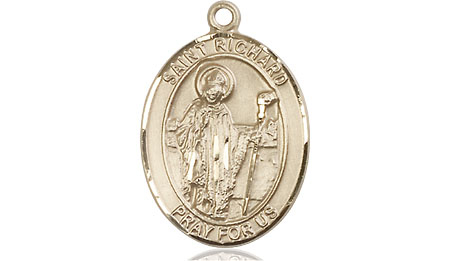 14kt Gold Filled Saint Richard Medal