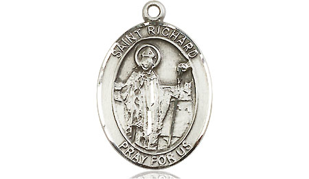 Sterling Silver Saint Richard Medal