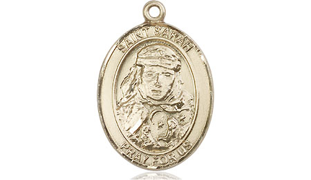 14kt Gold Filled Saint Sarah Medal