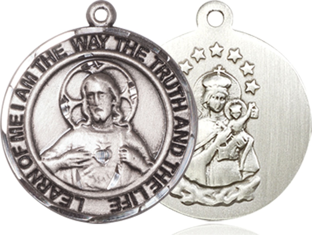 Sterling Silver Scapular Medal