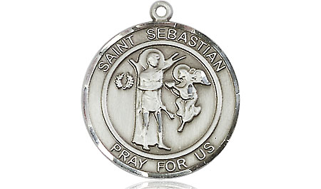 Sterling Silver Scapular Medal