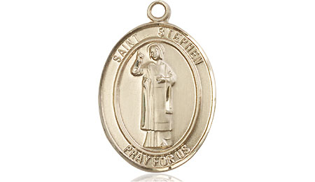 14kt Gold Filled Saint Stephen the Martyr Medal