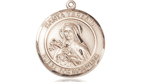 14kt Gold Filled Santa Teresita Medal