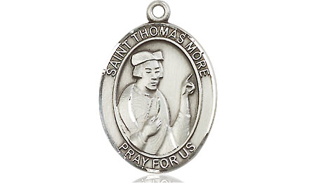 Sterling Silver Saint Thomas More Medal