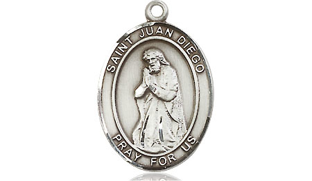 Sterling Silver Saint Juan Diego Medal