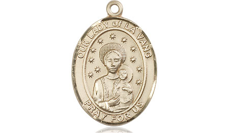 14kt Gold Filled Our Lady of la Vang Medal