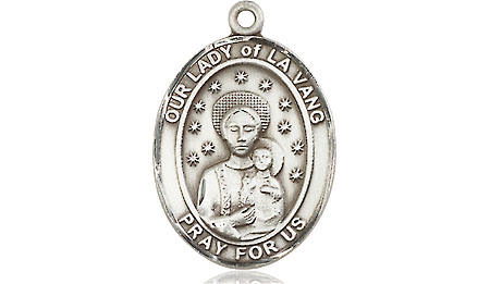 Sterling Silver Our Lady of la Vang Medal