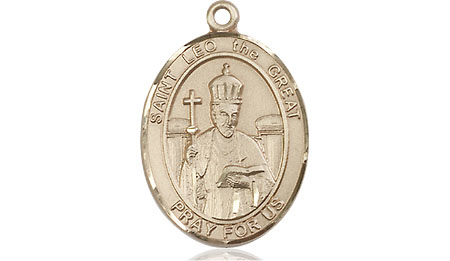 14kt Gold Filled Saint Leo the Great Medal