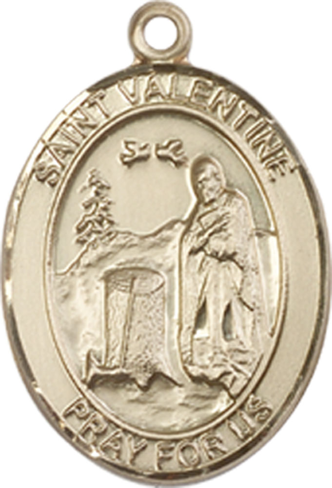 14kt Gold Filled Saint Valentine of Rome Medal