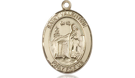 14kt Gold Filled Saint Valentine of Rome Medal