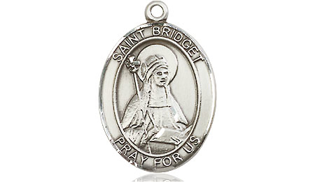 Sterling Silver Saint Bridget of Sweden Medal