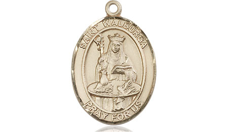 14kt Gold Filled Saint Walburga Medal