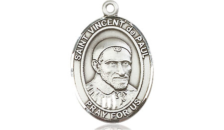 Sterling Silver Saint Vincent de Paul Medal