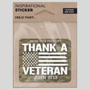 Sticker - HF Thank A Veteran
