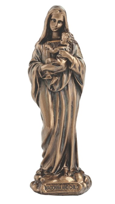 Madonna and Child, Cold Cast Bronze, 3.3”