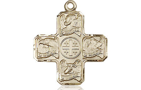 14kt Gold Evangelist Medal