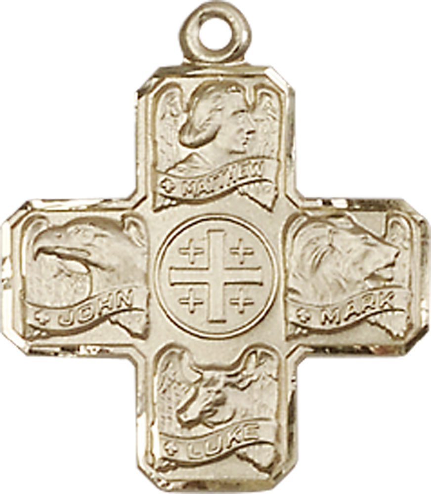 14kt Gold Evangelist Medal