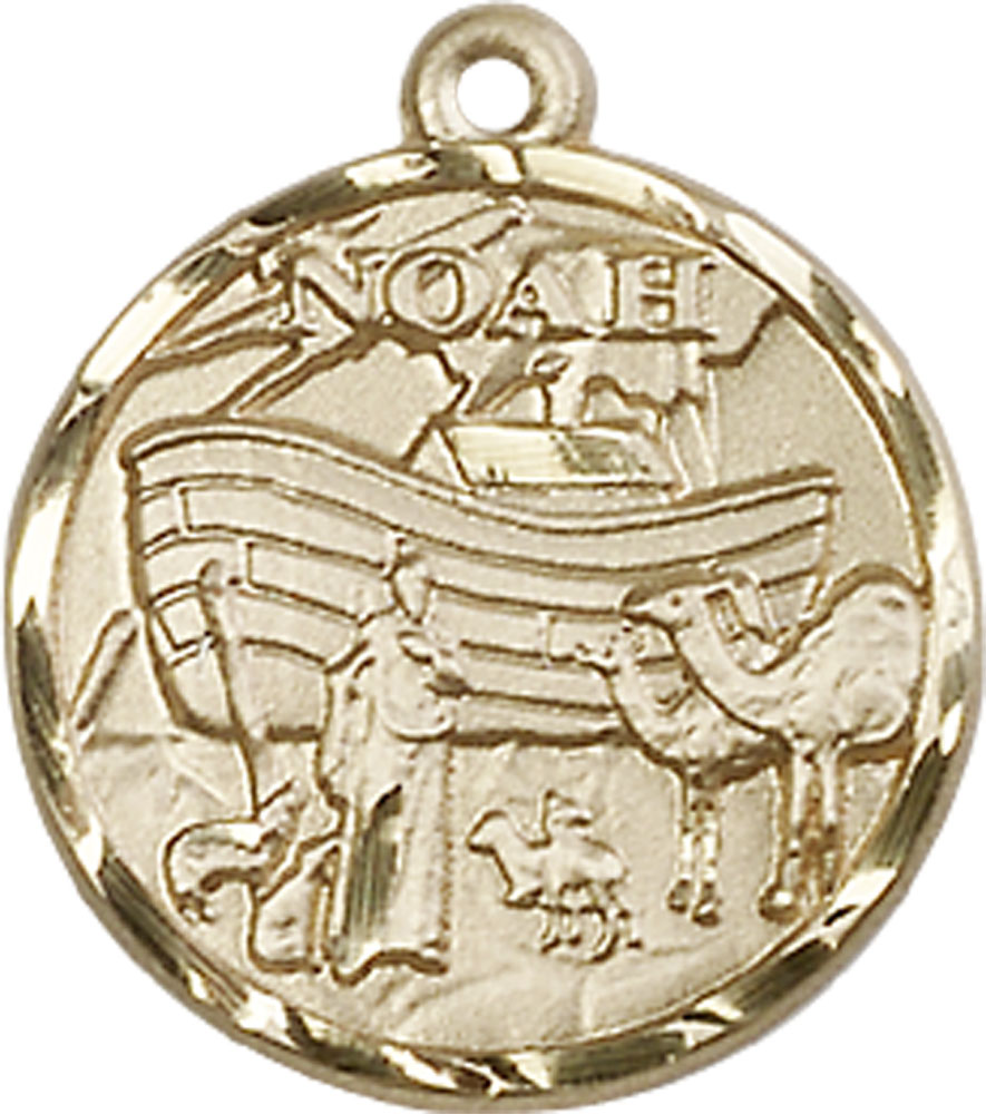 14kt Gold Noah Medal