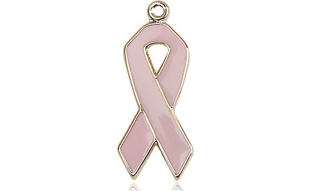 14kt Gold Cancer Awareness Medal