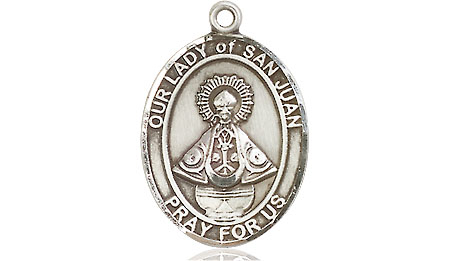 Sterling Silver Our Lady of San Juan Medal