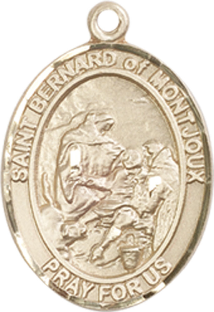 14kt Gold Filled Saint Bernard of Montjoux Medal