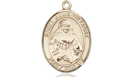 14kt Gold Filled Saint Julia Billiart Medal