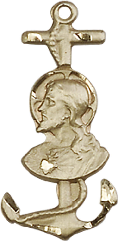 14kt Gold Saint Christopher Medal