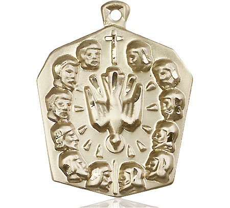 14kt Gold Apostles Medal