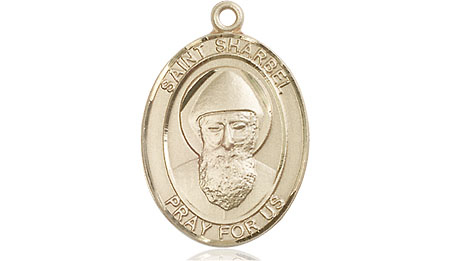 14kt Gold Filled Saint Sharbel Medal