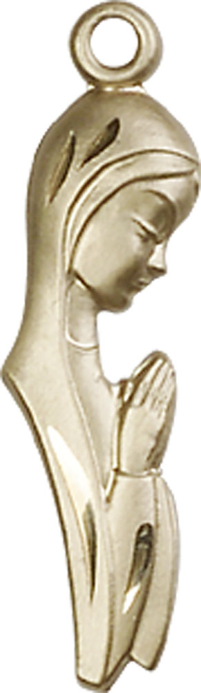 14kt Gold Madonna Medal