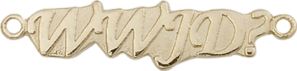 14kt Gold WWJD Medal
