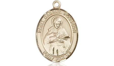 14kt Gold Filled Saint Gabriel Possenti Medal