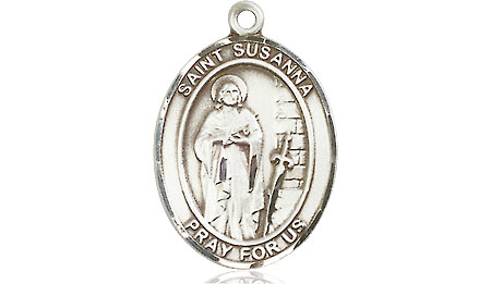 Sterling Silver Saint Susanna Medal