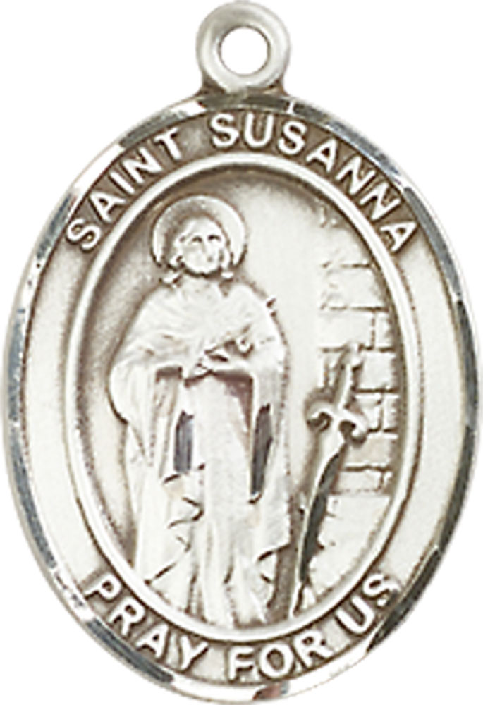 Sterling Silver Saint Susanna Medal