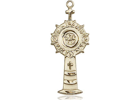 14kt Gold Monstrance Medal