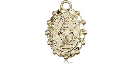 14kt Gold Miraculous Medal