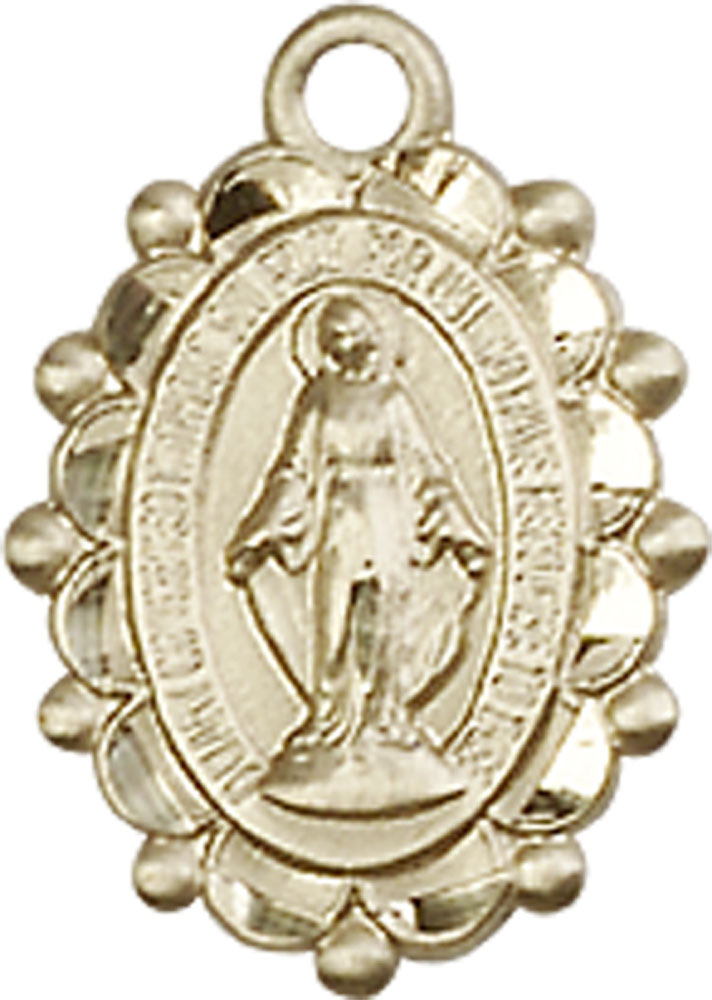 14kt Gold Miraculous Medal